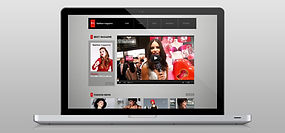 Website on Laptop
