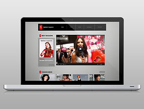 Website on Laptop