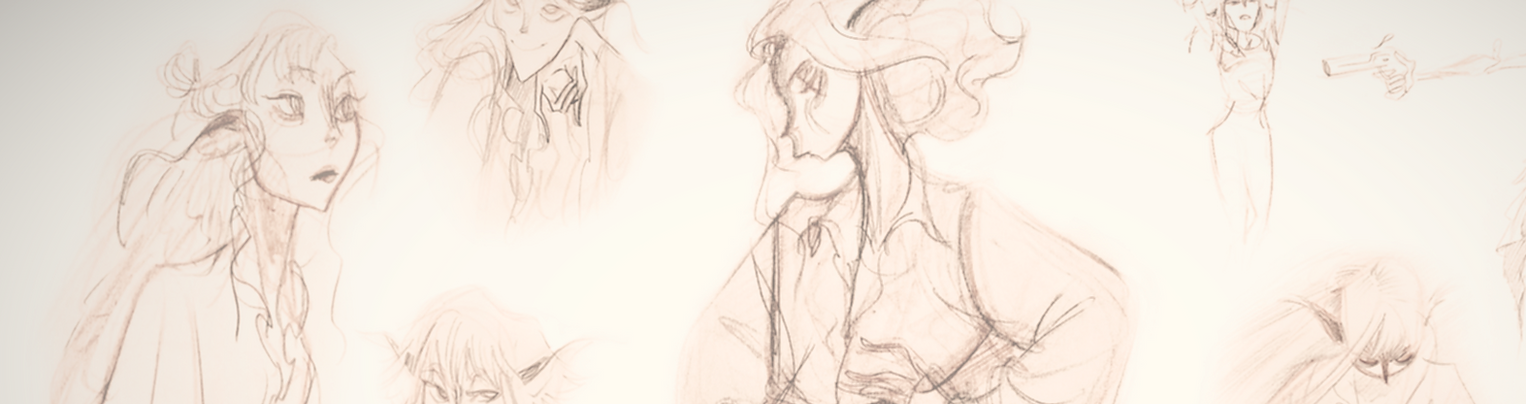 Zarith process sketches for portfolio 02