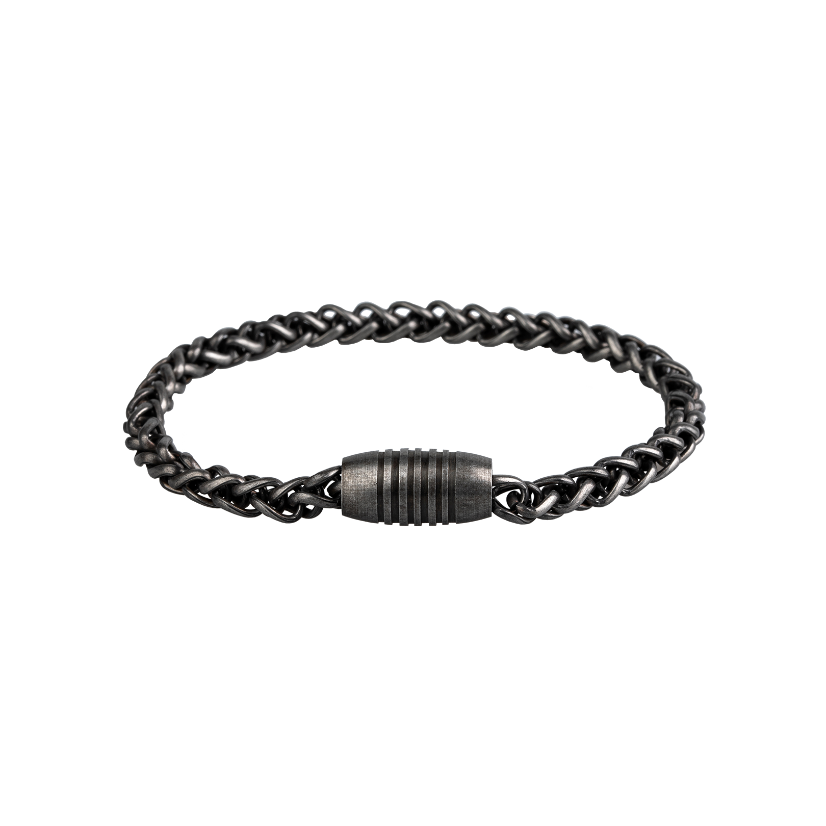 AB09 |  Stahlarmband antic grau