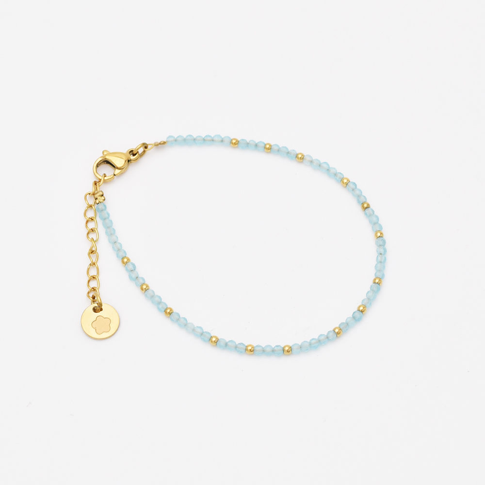 freedom - Armband | vergoldet, Kyanit