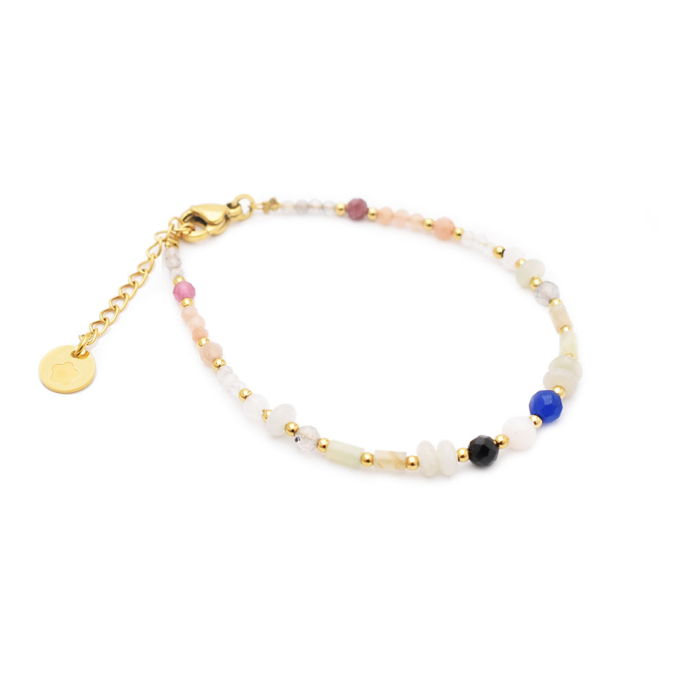 freedom - Armband | vergoldet, bunt