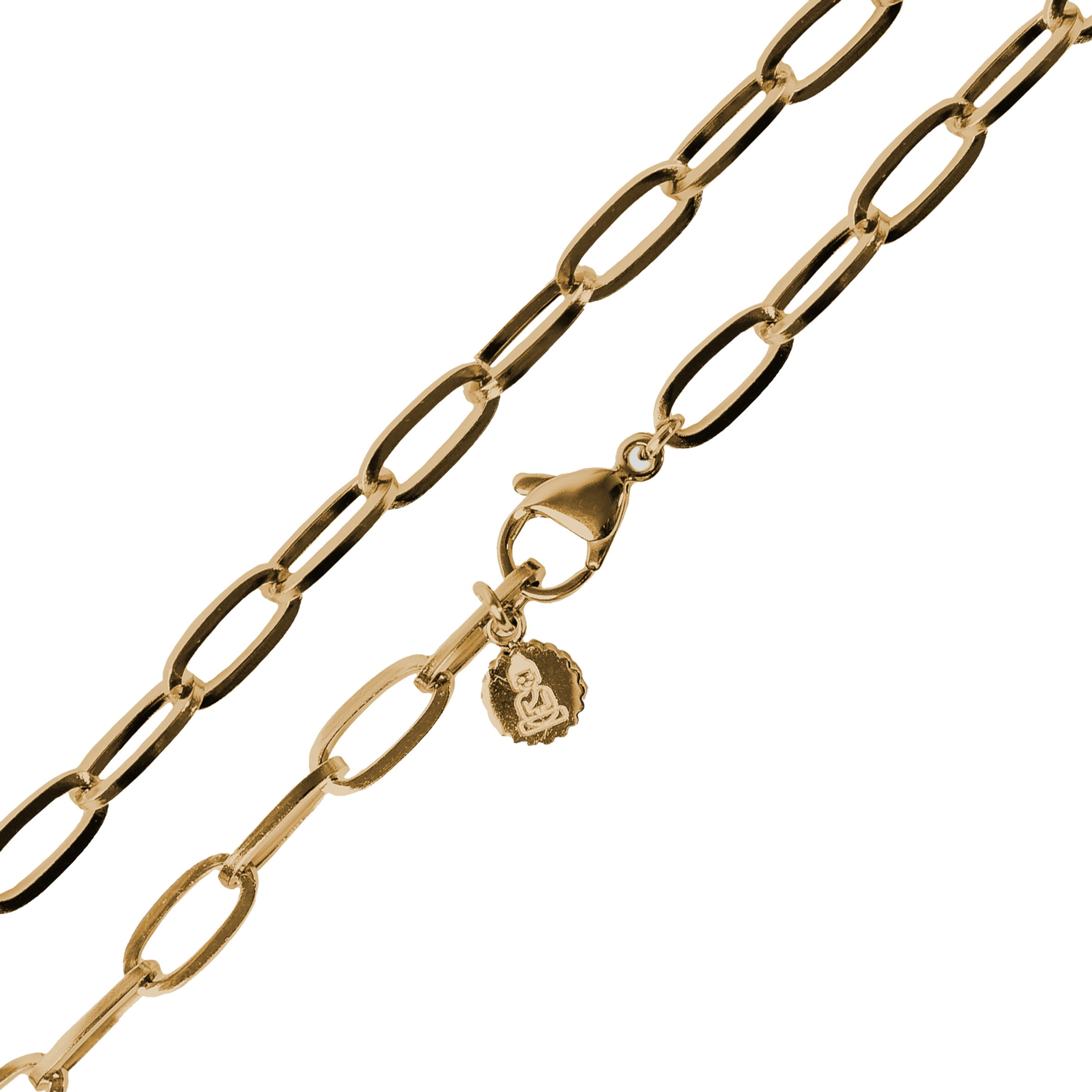 GBN01GO |  Ankerkette-Halskette - Vergoldet