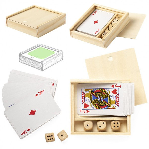 Set de Juegos- en caja madera