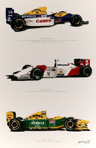 formule 1 1993 : Prost, Schumacher, Senna, Williams, McLaren, Benetton