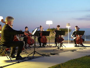 Le Festival de la Vézère invite Raphaël Pidoux et Cello8, l’octuor de Talents & Violon’celles, en concert le 31 juillet 2025