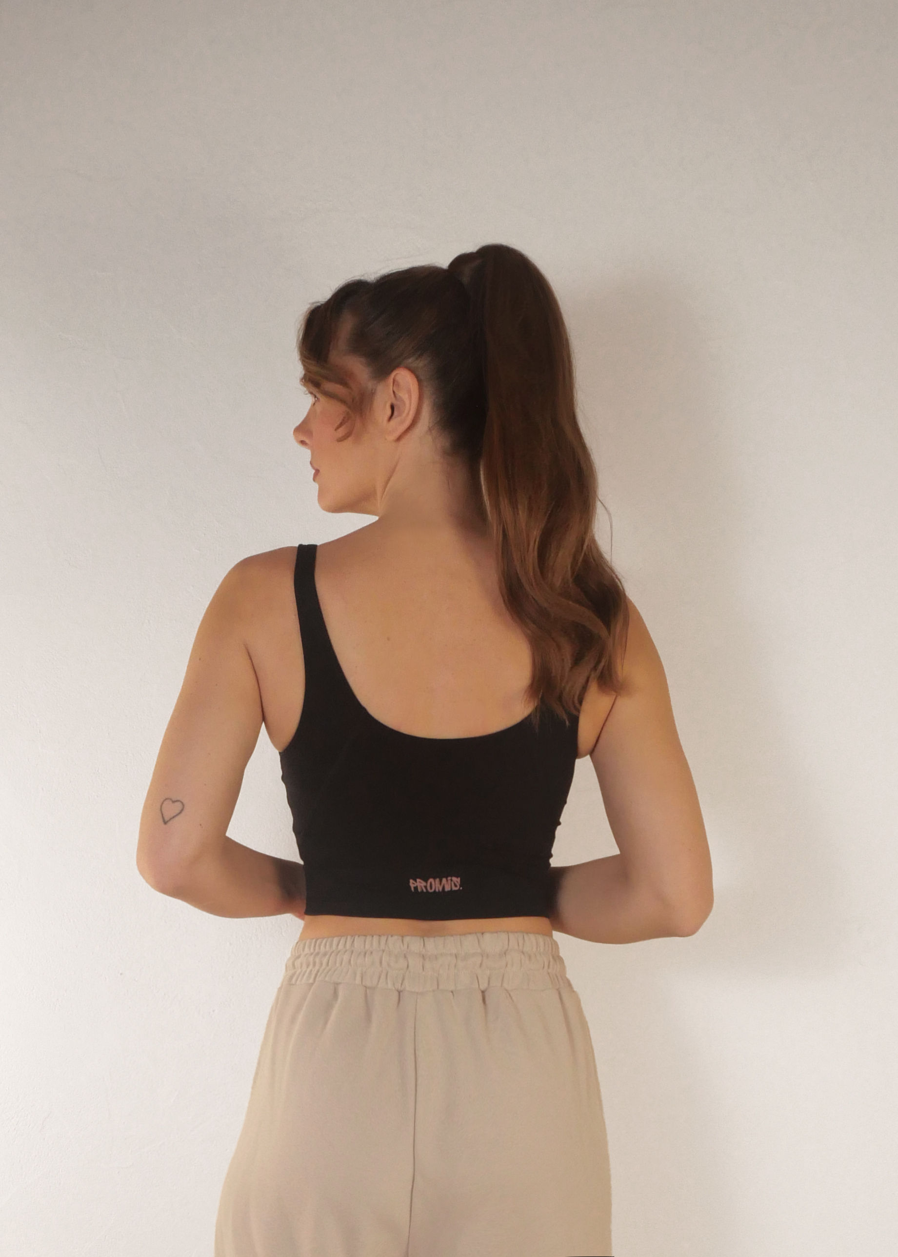 Brassière La Libre - Top Noir