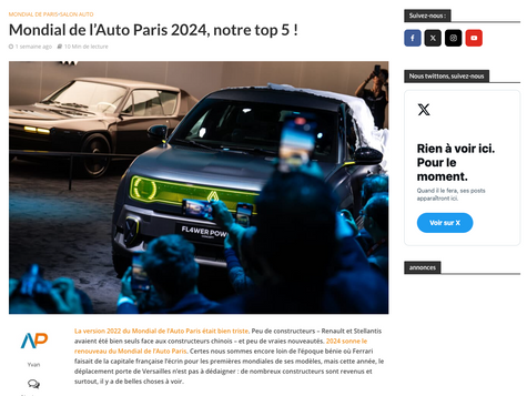 [Presse] Automotiv Press : The Toy dans le Top 5 !