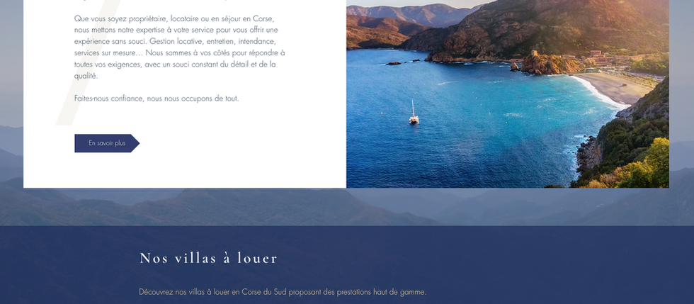 [Nouveau site avec réservation de séjour]