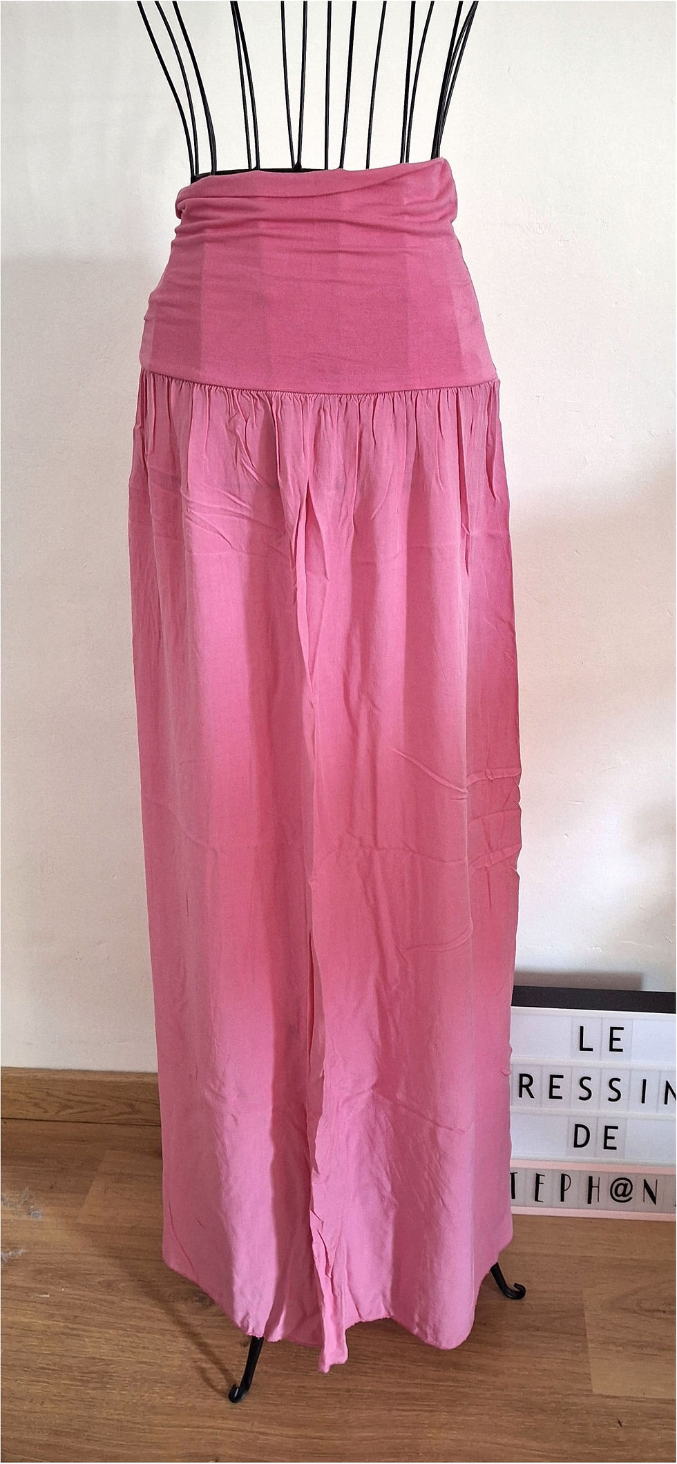 Thumbnail: Fuchsia 2-in-1 strapless dress/skirt