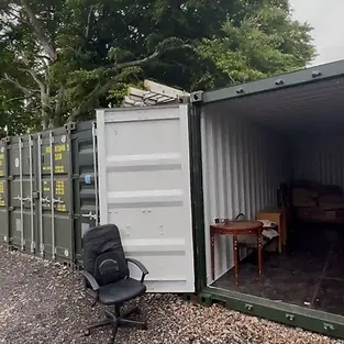 Eipic Removals storage move from Belfast to our own storage containers