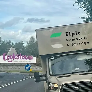 Eipic removals on a house move on Dungannon road in their Cookstown HQ.webp