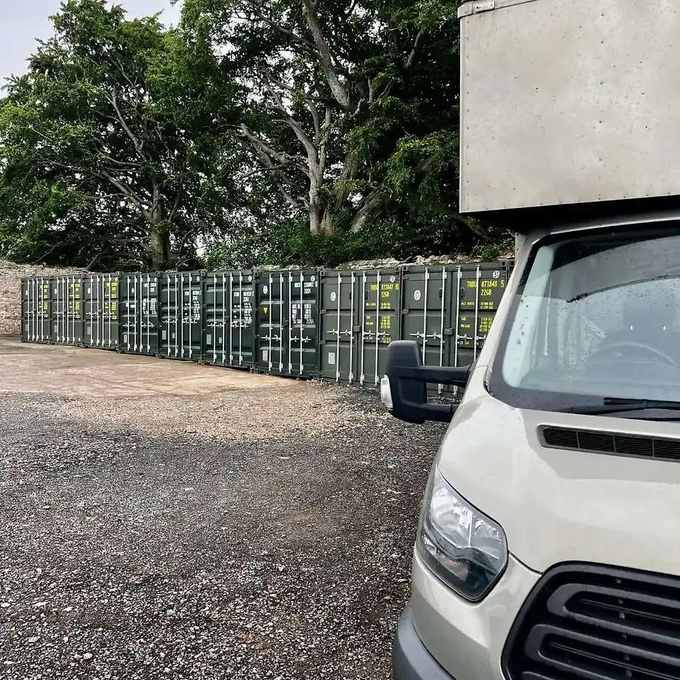 Eipic removals at their storage headquarters in Cookstown, Northern Ireland