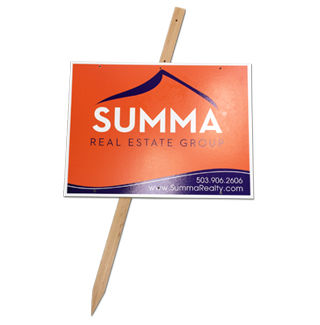 Listing / Yard Sign: Wood