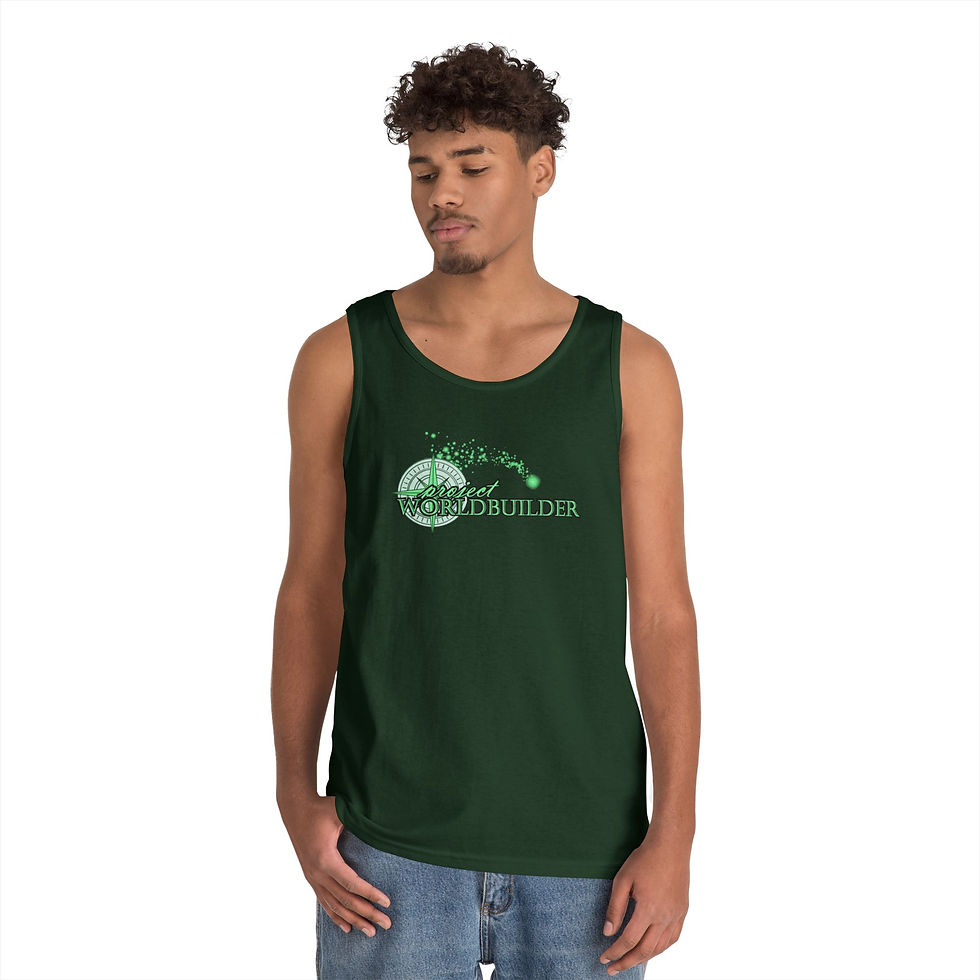 Thumbnail: Project Worldbuilder Unisex Heavy Cotton Tank Top