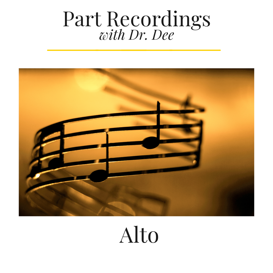 O Sing Unto the Lord - ALTO PART Recording