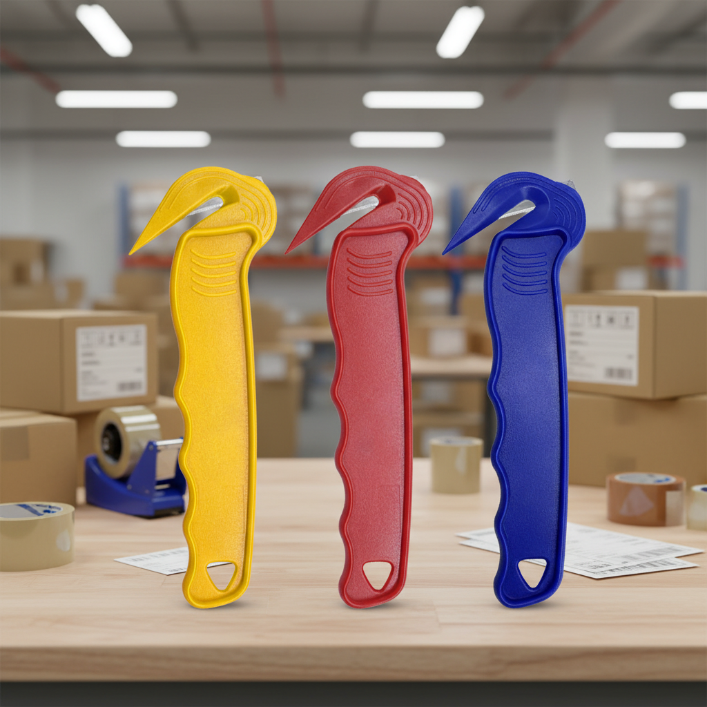 Disposable Film Cutter, Sharp & Durable Steel Blade, Safe and Efficient Cutting