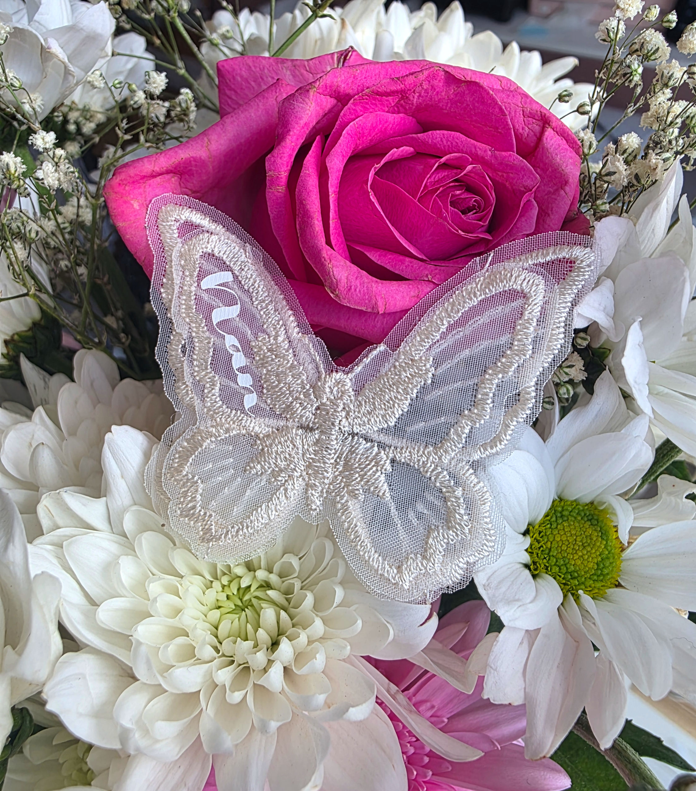 Memory Butterfly- Champagne