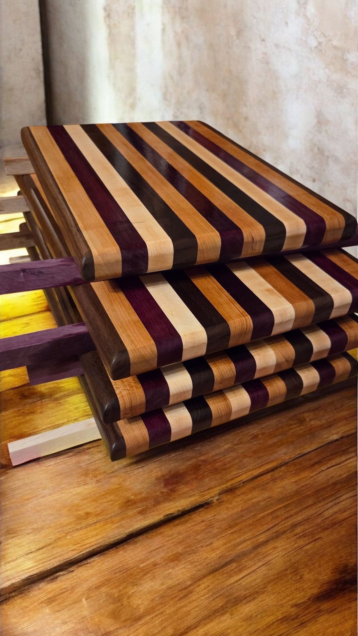 Hardwood cutting boards