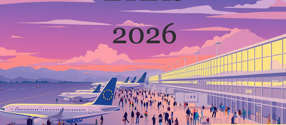 Busy Schengen Airport due to EES and ETIAS