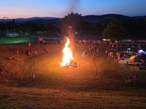 Sonnwendfeuer in Loosdorf