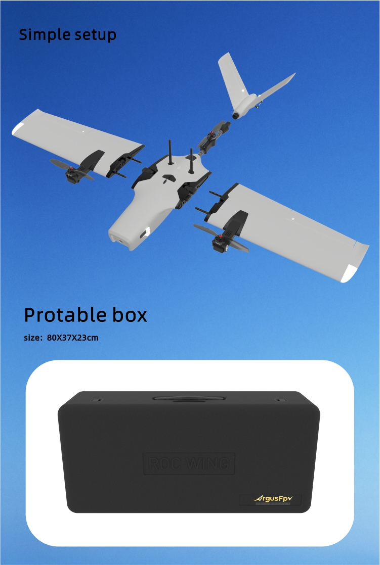 [���ܼ�]  [Argus] 1200mm Rock Wing VTOL PNP (�Ƶ����Ϸ� ���ÿϷ�)