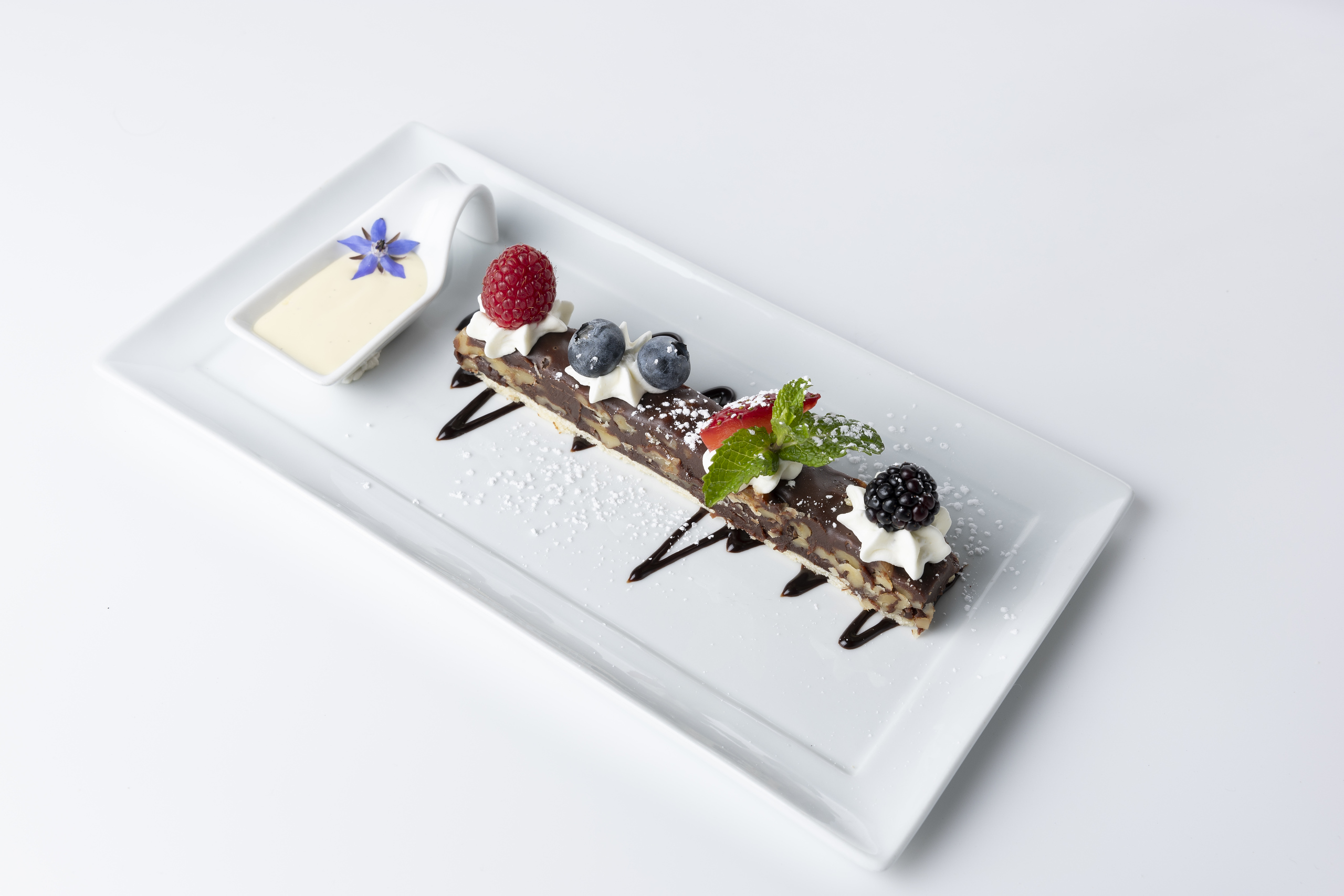Caramelized Chocolate Walnut Bar