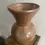 Thumbnail: Vintage French Glazed Terracotta Studio Pottery Large Bulbous Funnel Top Vase
