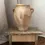 Thumbnail: Antique Handmade Medium Rustic Earthenware Terracotta Olive Pot