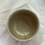 Thumbnail: Set of 5 Japanese Handcrafted Stoneware Sake Cups, Irregular Rust/Khaki Stripe