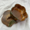 Thumbnail: Vintage Irregular Japanese Lidded Stoneware Pickle Jar, Brown/Green Kiln Glazing