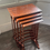 Thumbnail: Antique Edwardian Mahogany and Satinwood Nest of Tables