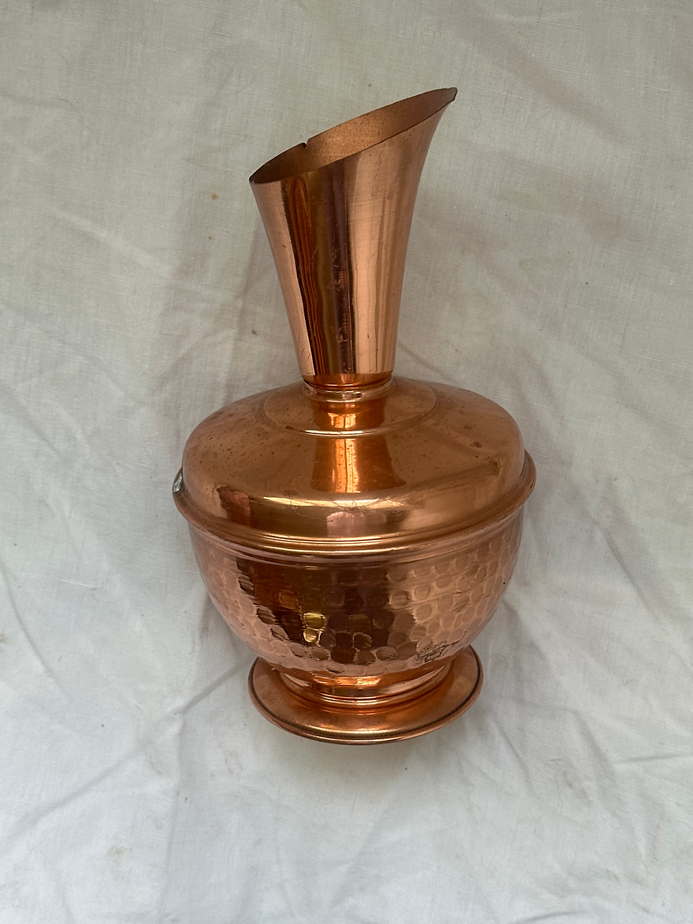 Thumbnail: Vintage French Copper Hand Hammered Vessel/Vase