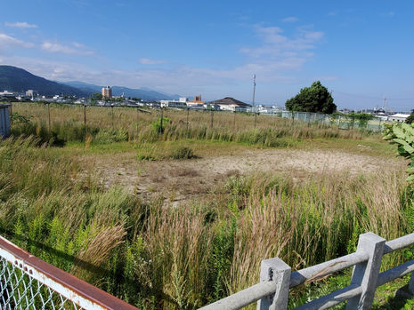 9月27日(月)川内体育センター・テニスコート調査