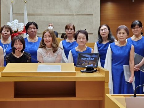 2022年12月22日(木) 議場ミニコンサート開催:12月定例会最終日(本会議開催前)