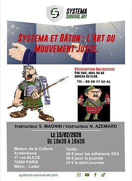 Stage du 15 Février 2026 - SSA