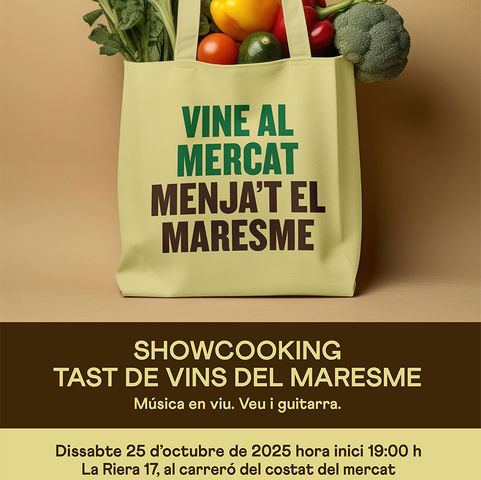 Showcooking, tast de vins i música en directe aquest dissabte a Caldes d’Estrac