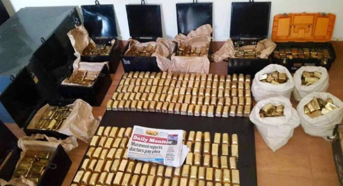 





Gold bars in store