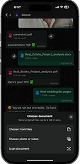 send file to convert to pdf