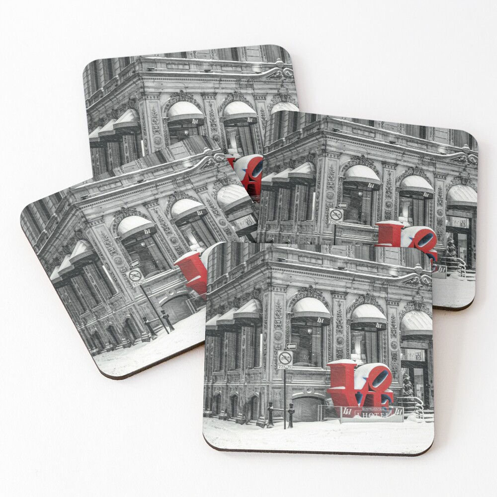 Old Montreal Love Drink Coaster Set (4-Pack)