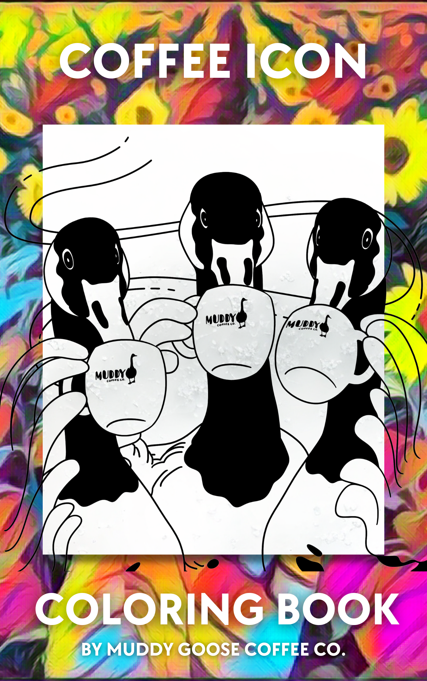 Coffee Icon Coloring Book