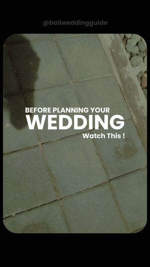 BEFORE PLANNING YOUR WEDDING, WATCH THIS!