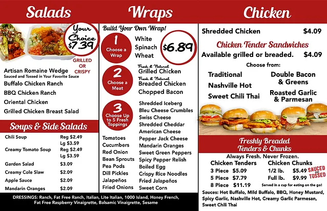 Menu Lima Oh Happy Daz