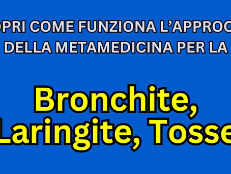 Bronchite, Laringite, Tosse: Rimedi Naturali Efficaci per Alleviare i Sintomi