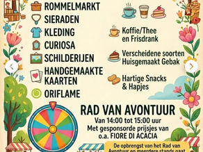 Kom naar de voorjaarsmarkt op zaterdagmiddag 23 mei a.s. in Hamrikheem!