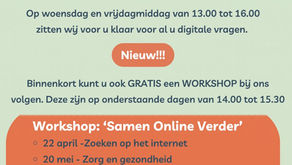 Digitaal in de wijk in het Floreshuis op woensdag- en op vrijdagmiddag!
