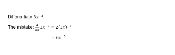 1. Failure to Manage Negative Exponents