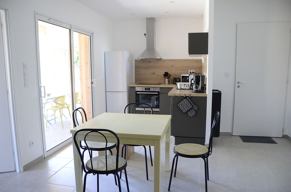 cuisine, gîte 4 personnes