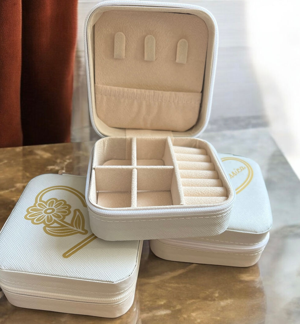 Thumbnail: Personalised travel jewellery box