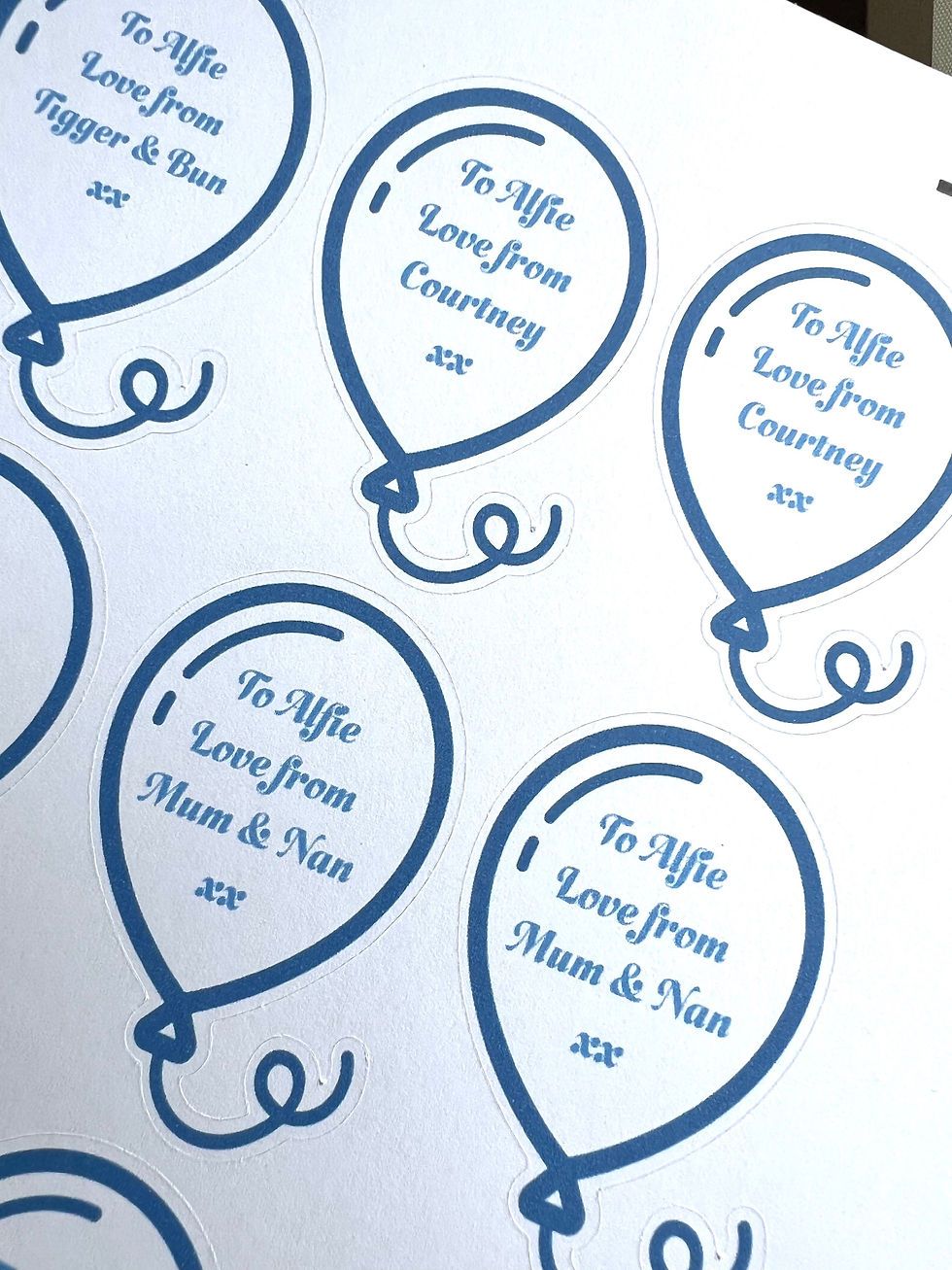 Thumbnail: Personalised sticker sheets